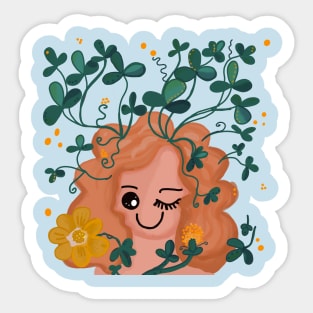 Flower girl Sticker